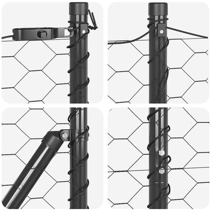 Welded Wire Fence with Spikes 100 x 1.2 m (W x H)