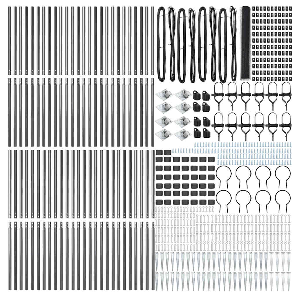 Welded Wire Fence with Spikes 100 x 1.4 m (W x H)