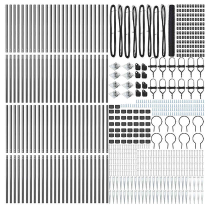 Welded Wire Fence with Spikes 100 x 1.4 m (W x H)