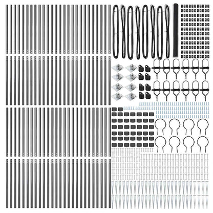 Welded Wire Fence with Spikes 100 x 1.6 m (W x H)