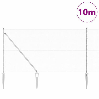 Welded Wire Fence with Spikes 10 x 1 m (W x H)