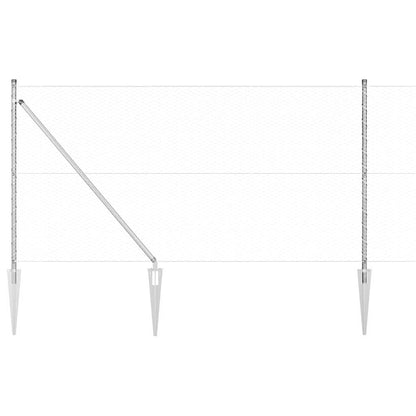 Welded Wire Fence with Spikes 10 x 1 m (W x H)