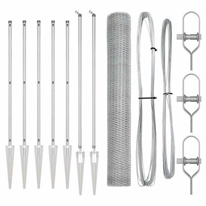 Welded Wire Fence with Spikes 10 x 1.2 m (W x H)