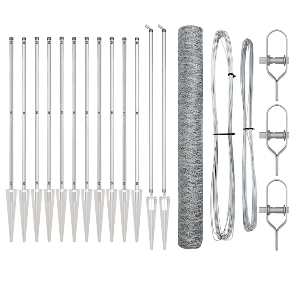 Welded Wire Fence with Spikes 10 x 1.2 m (W x H)