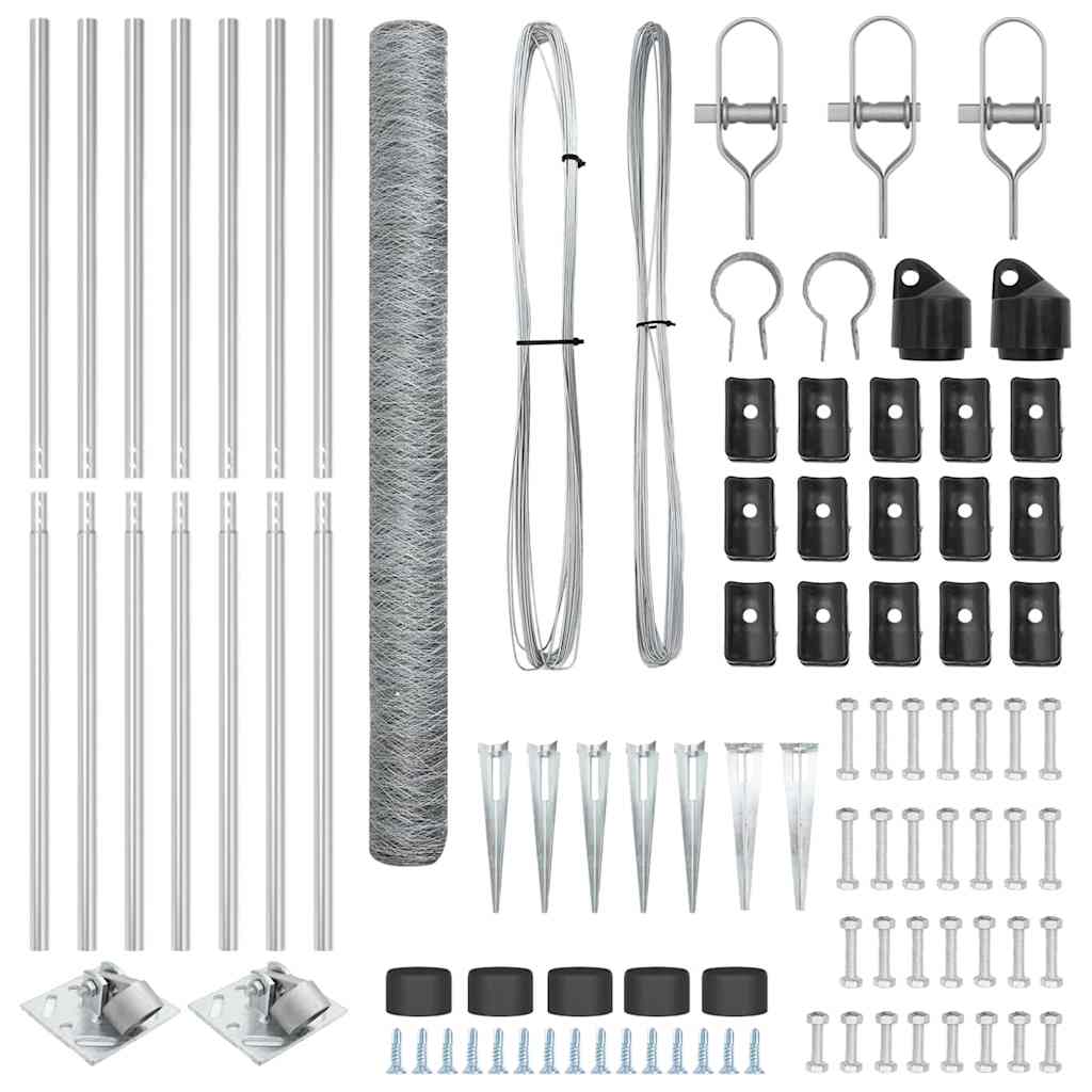 Welded Wire Fence with Spikes 10 x 1.5 m (W x H)