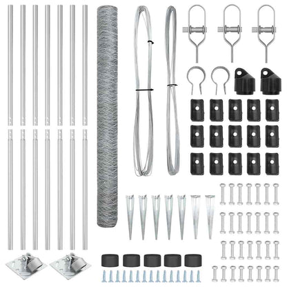 Welded Wire Fence with Spikes 10 x 1.5 m (W x H)