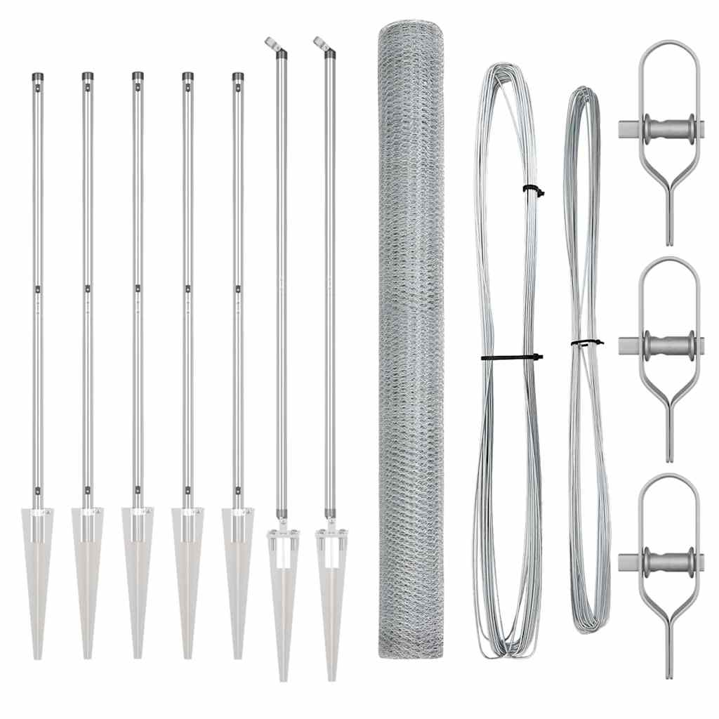Welded Wire Fence with Spikes 10 x 1.6 m (W x H)