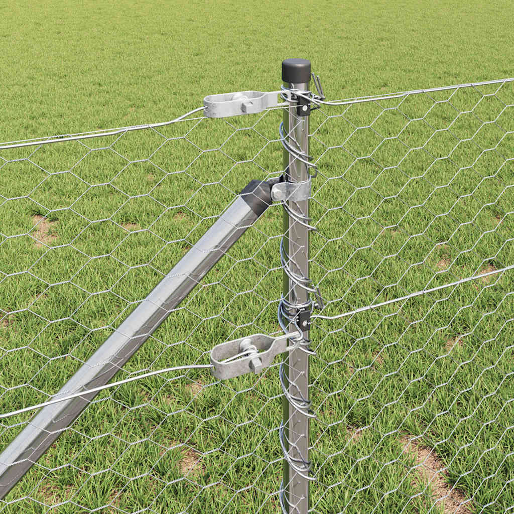 Welded Wire Fence with Spikes 25 x 0.6 m (W x H)