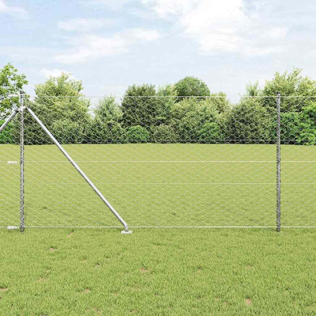 Welded Wire Fence with Spikes 25 x 1.2 m (W x H)