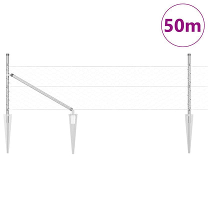 Welded Wire Fence with Spikes 50 x 0.5 m (W x H)