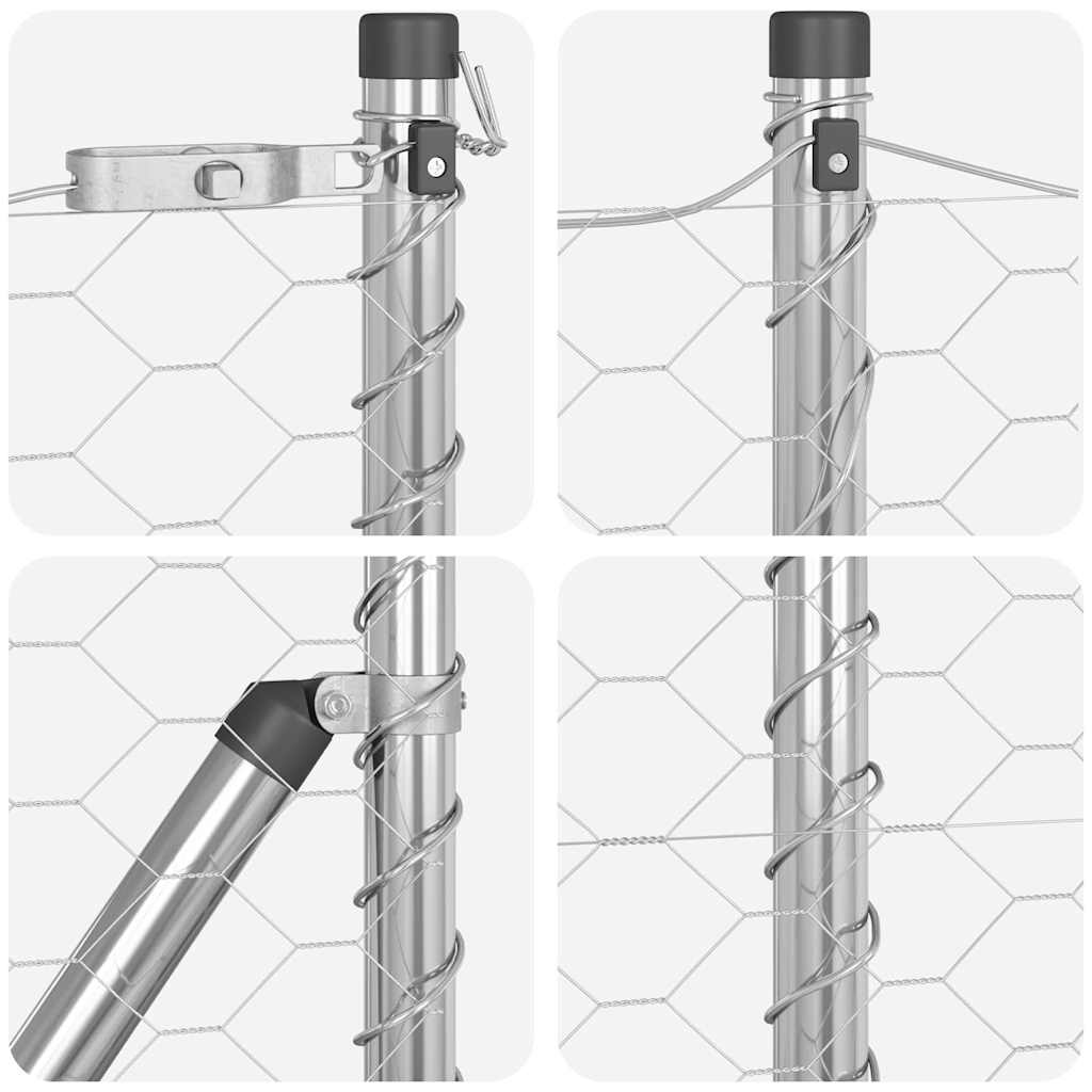Welded Wire Fence with Spikes 50 x 1 m (W x H)