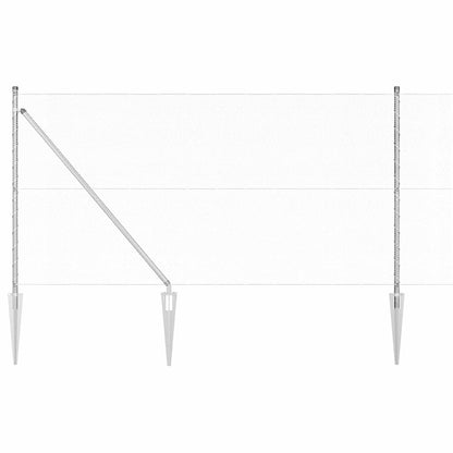 Welded Wire Fence with Spikes 50 x 1.2 m (W x H)