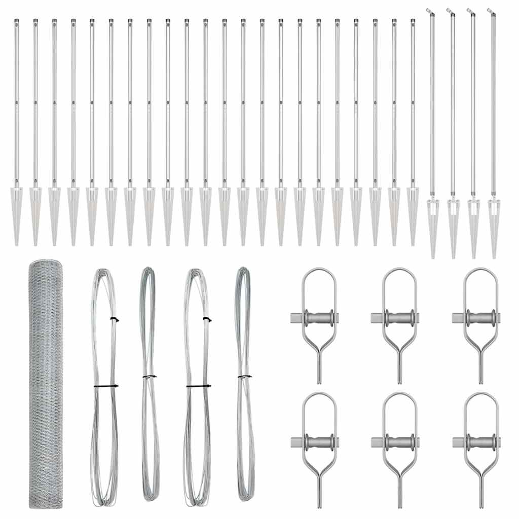 Welded Wire Fence with Spikes 50 x 1.2 m (W x H)