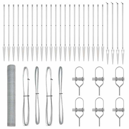 Welded Wire Fence with Spikes 50 x 1.2 m (W x H)