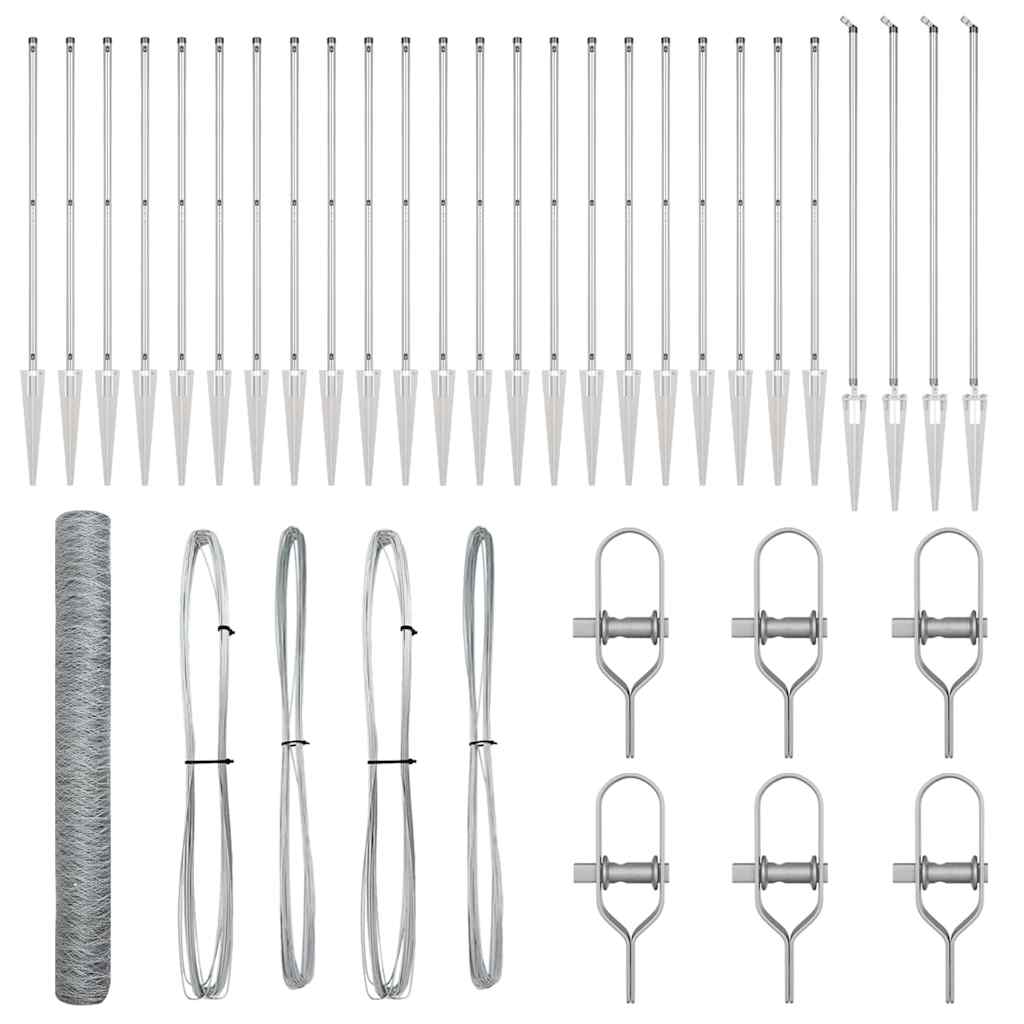 Welded Wire Fence with Spikes 50 x 1.2 m (W x H)