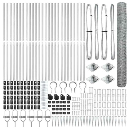 Welded Wire Fence with Spikes 50 x 1.2 m (W x H)