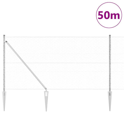 Welded Wire Fence with Spikes 50 x 1.4 m (W x H)