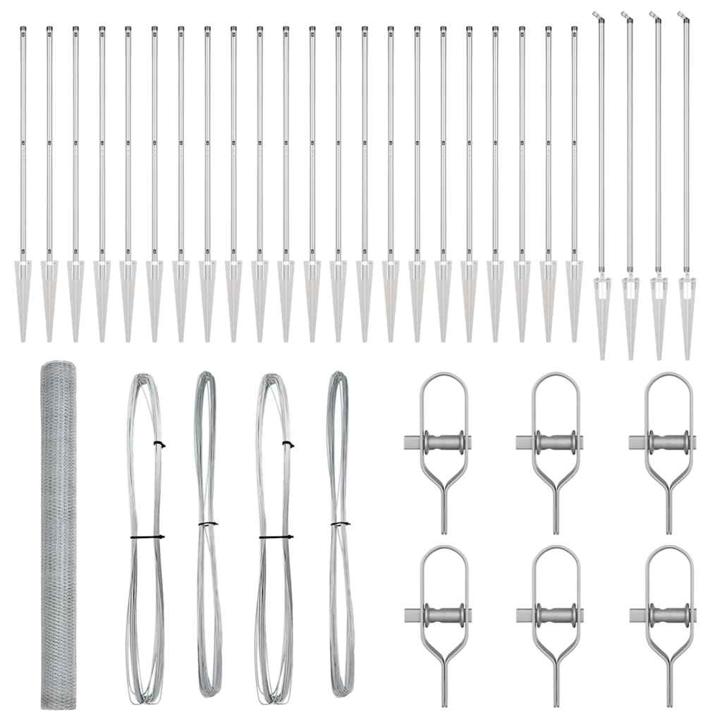 Welded Wire Fence with Spikes 50 x 1.5 m (W x H)
