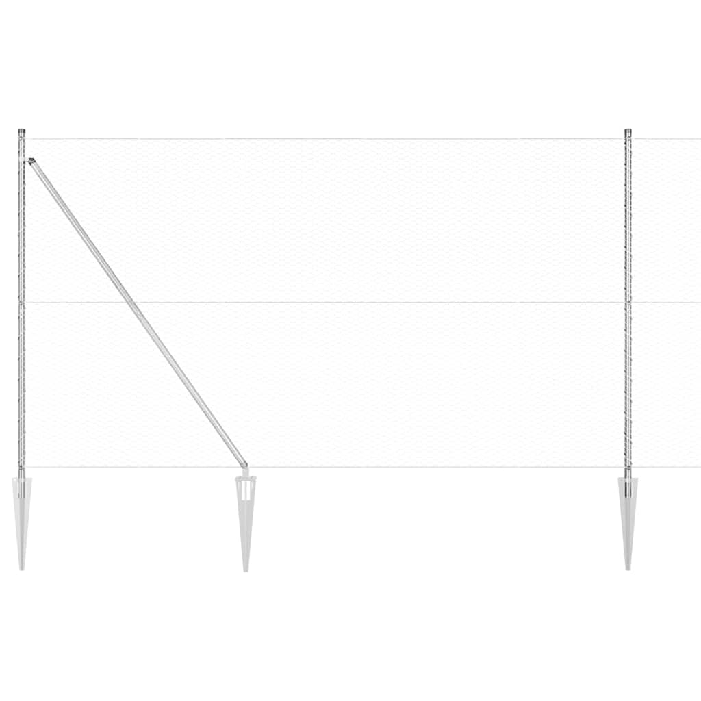 Welded Wire Fence with Spikes 50 x 1.6 m (W x H)