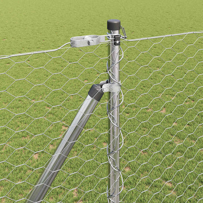 Fence Post Silver 50 x 1.6 m (36 mm mesh) Steel