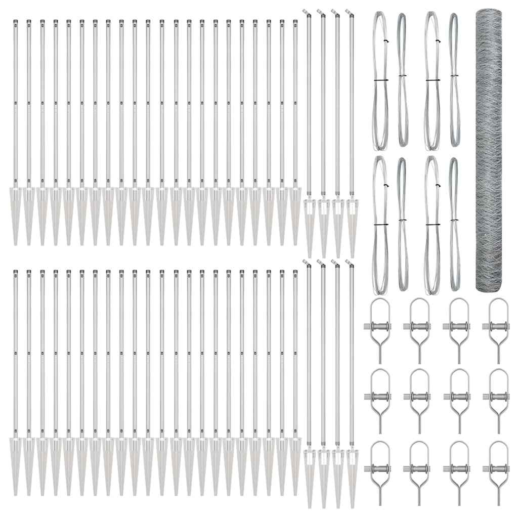 Welded Wire Fence with Spikes 100 x 1.6 m (W x H)