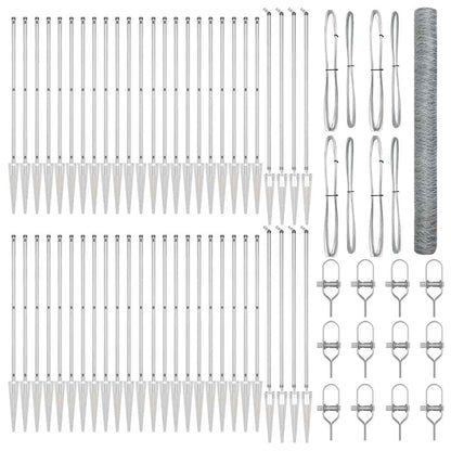 Welded Wire Fence with Spikes 100 x 1.6 m (W x H)