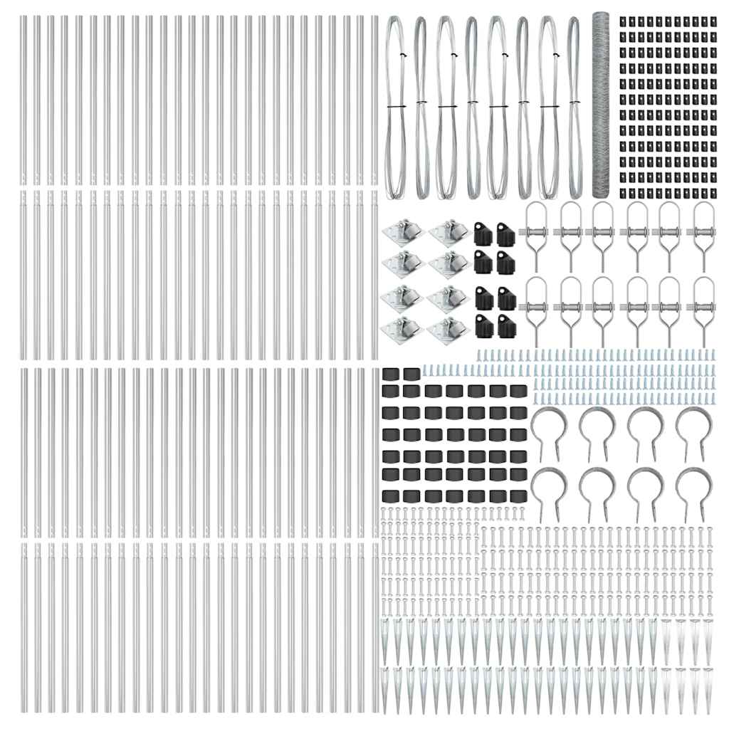 Welded Wire Fence with Spikes 100 x 1.6 m (W x H)