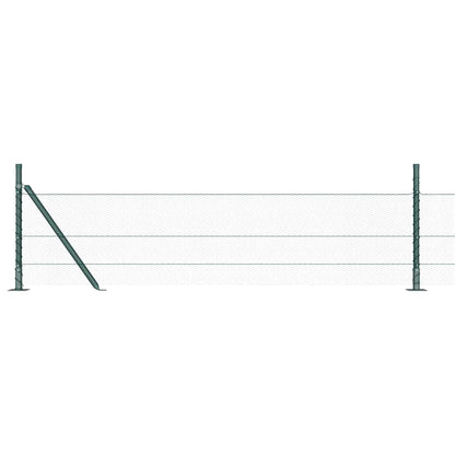 Welded Wire Fence with Concrete Base 10 x 0.4 m (W x H)
