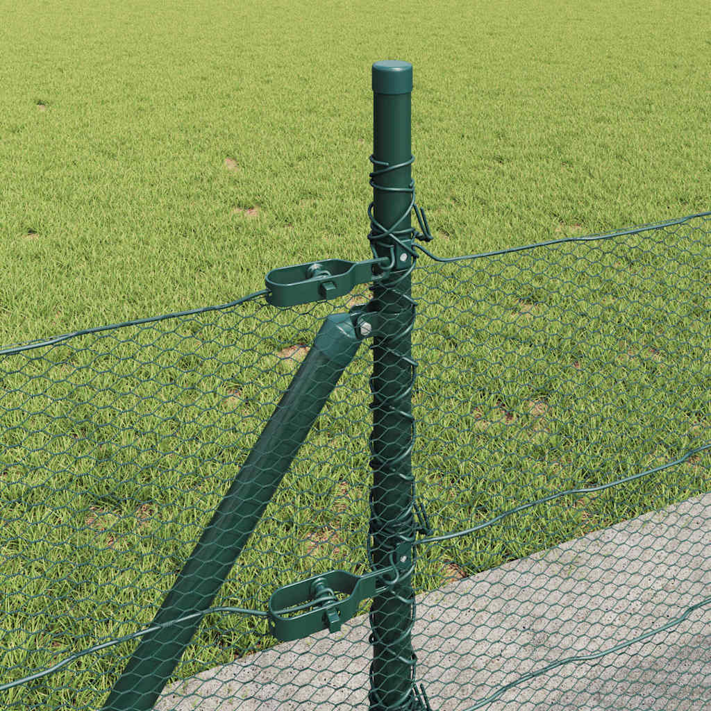 Welded Wire Fence with Concrete Base 10 x 0.5 m (W x H)