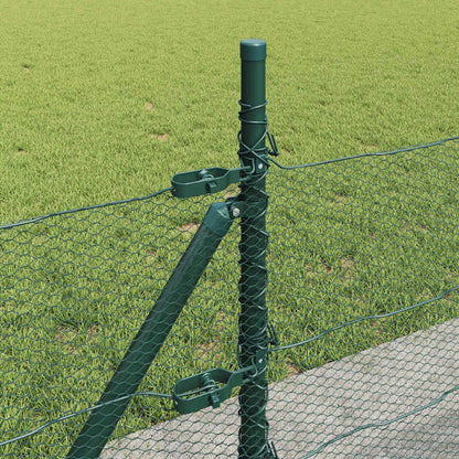 Welded Wire Fence with Concrete Base 10 x 0.5 m (W x H)