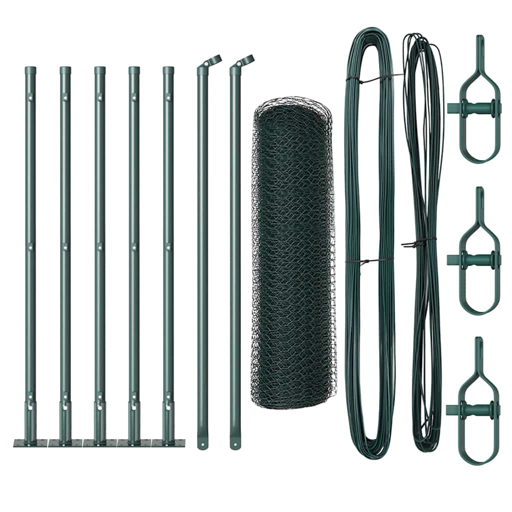 Welded Wire Fence with Concrete Base 10 x 0.6 m (W x H)
