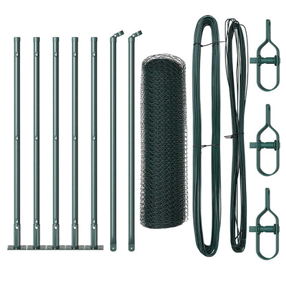 Welded Wire Fence with Concrete Base 10 x 0.6 m (W x H)