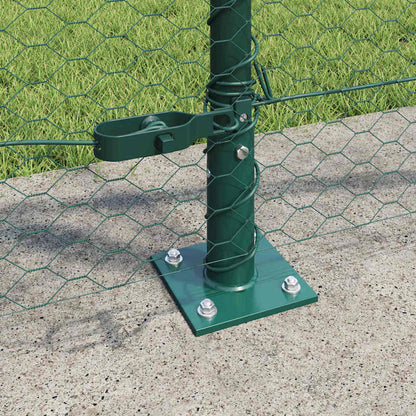 Welded Wire Fence with Concrete Base 10 x 0.8 m (W x H)