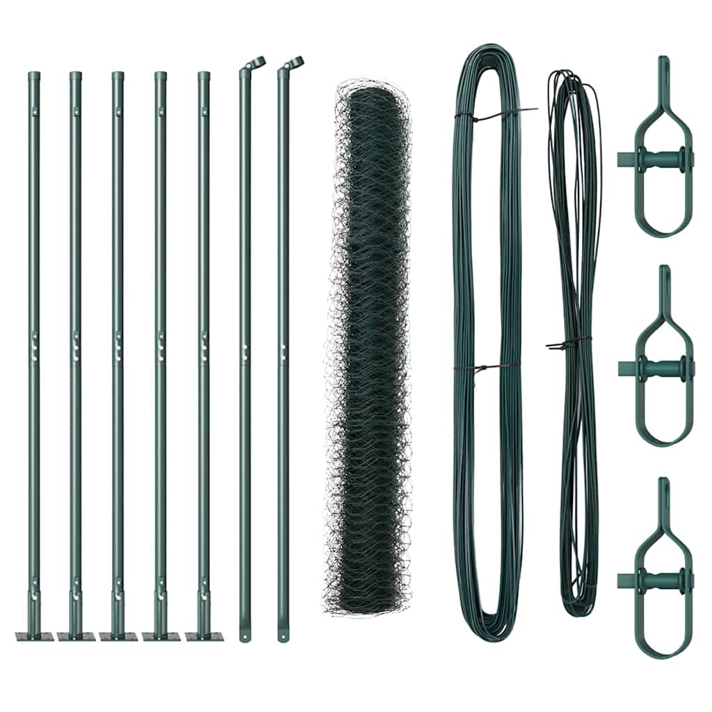 Welded Wire Fence with Concrete Base 10 x 0.8 m (W x H)