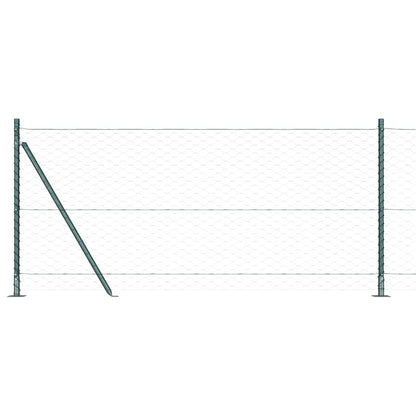 Welded Wire Fence with Concrete Base 10 x 1 m (W x H)