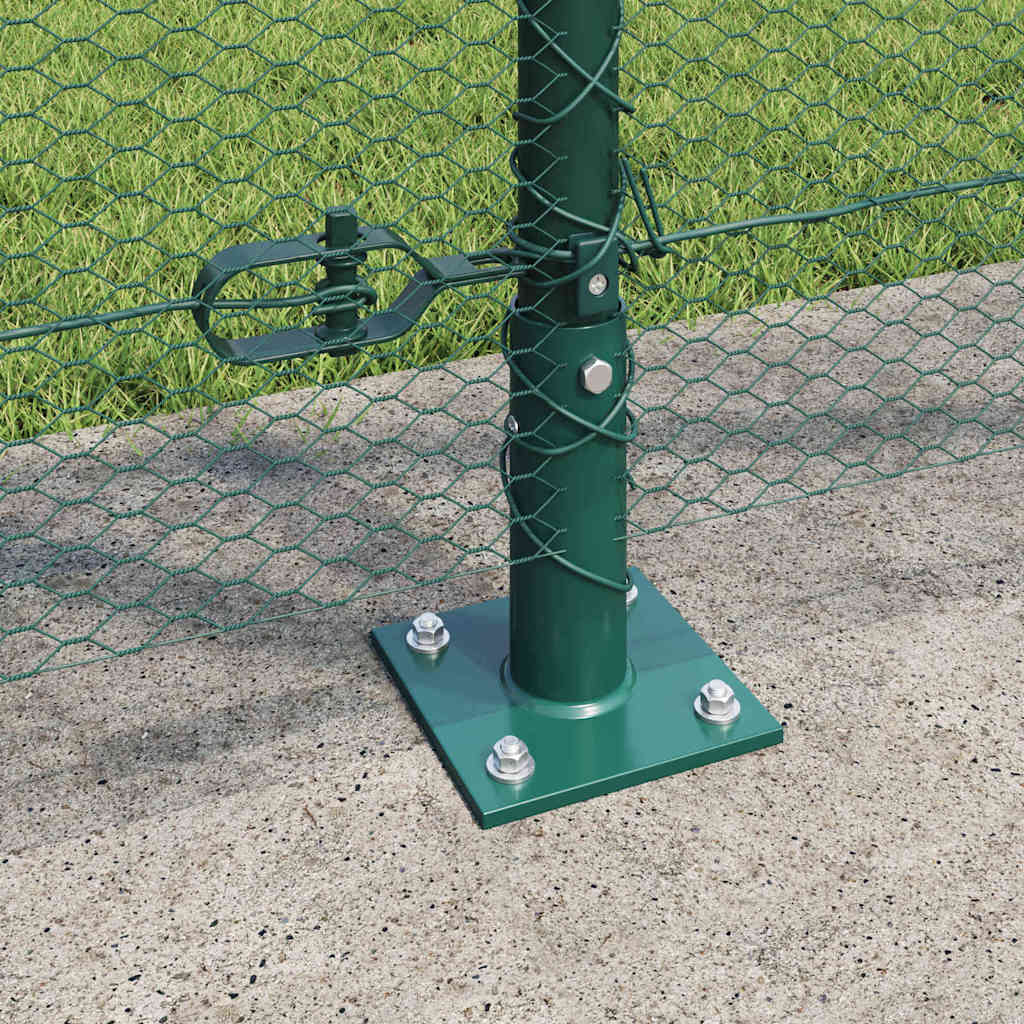 Welded Wire Fence with Concrete Base 10 x 1.2 m (W x H)