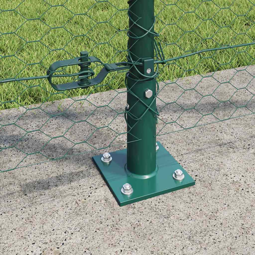 Welded Wire Fence with Concrete Base 10 x 1.2 m (W x H)
