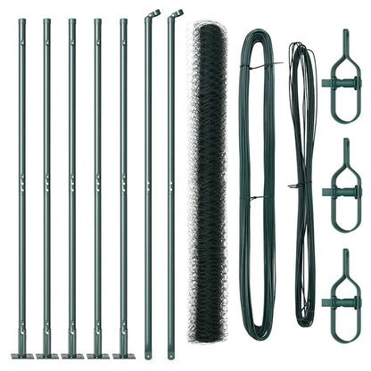 Welded Wire Fence with Concrete Base 10 x 1.4 m (W x H)