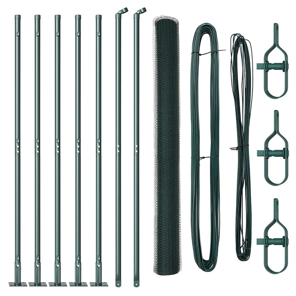 Welded Wire Fence with Concrete Base 10 x 1.6 m (W x H)