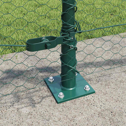Welded Wire Fence with Concrete Base 25 x 0.4 m (W x H)