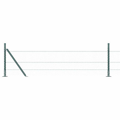 Welded Wire Fence with Concrete Base 25 x 0.4 m (W x H)
