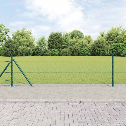 Welded Wire Fence with Concrete Base 25 x 0.5 m (W x H)