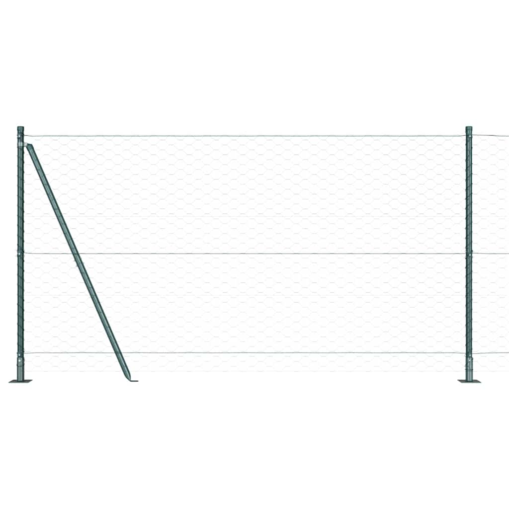 Fence Post Green 25 x 1.2 m (50 mm mesh) Steel