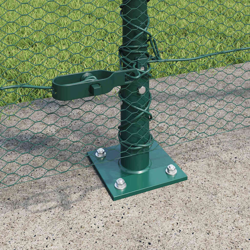 Welded Wire Fence with Concrete Base 25 x 1.4 m (W x H)