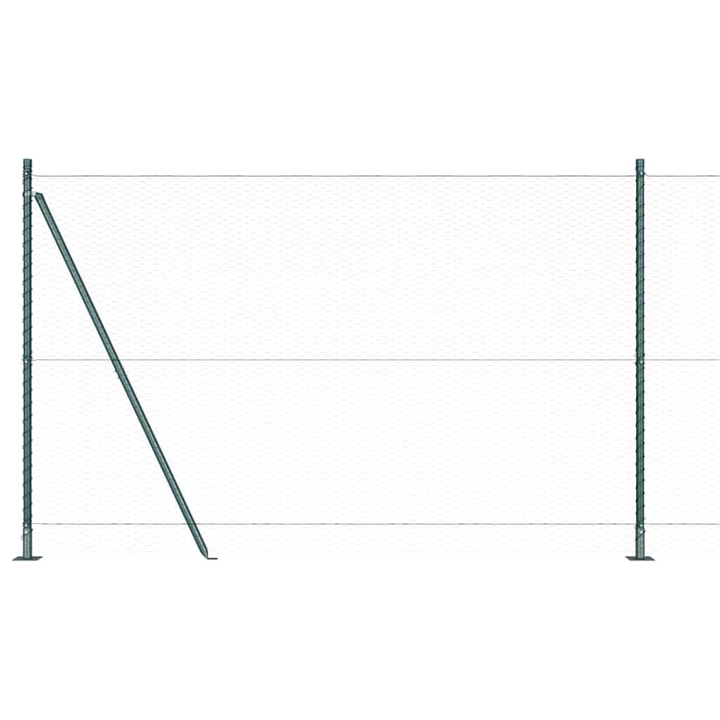 Fence Post Green 25 x 1.5 m (25 mm mesh) Steel