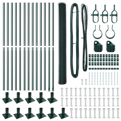 Fence Post Green 25 x 1.5 m (25 mm mesh) Steel