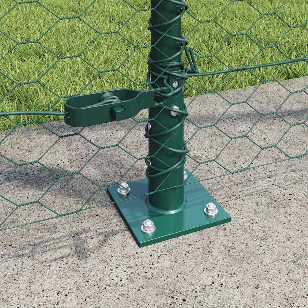 Fence Post Green 25 x 1.5 m (36 mm mesh) Steel