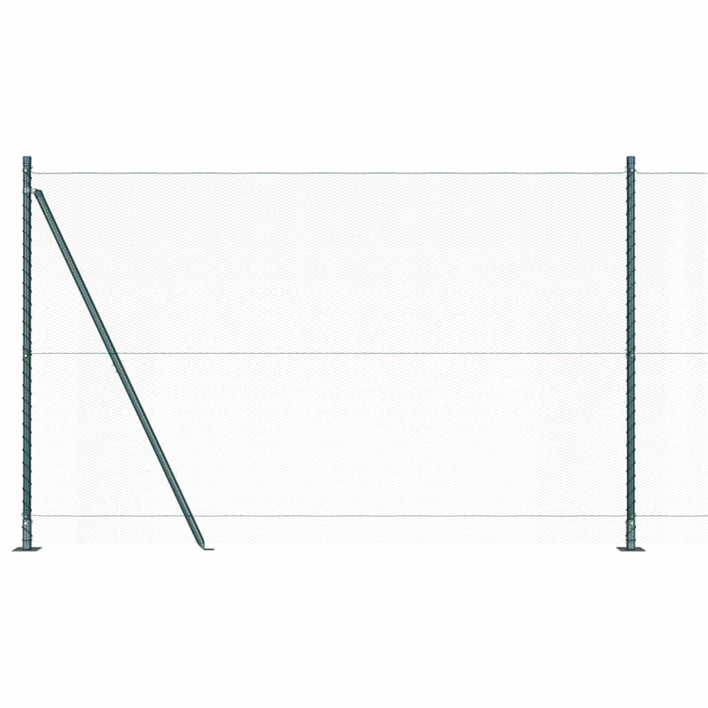 Welded Wire Fence with Concrete Base 25 x 1.6 m (W x H)