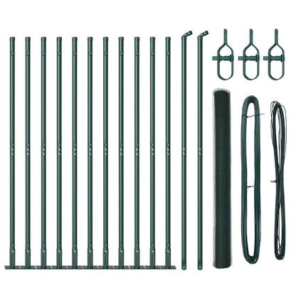 Welded Wire Fence with Concrete Base 25 x 1.6 m (W x H)