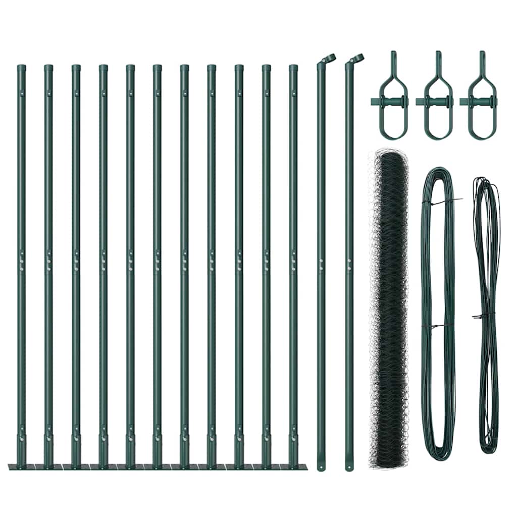 Welded Wire Fence with Concrete Base 25 x 1.6 m (W x H)